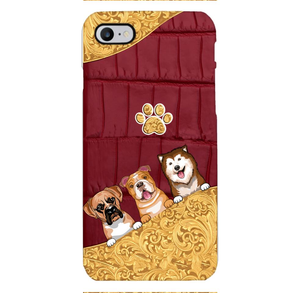 Personalized Dog Lover Phonecase Printed 22APR-HC07