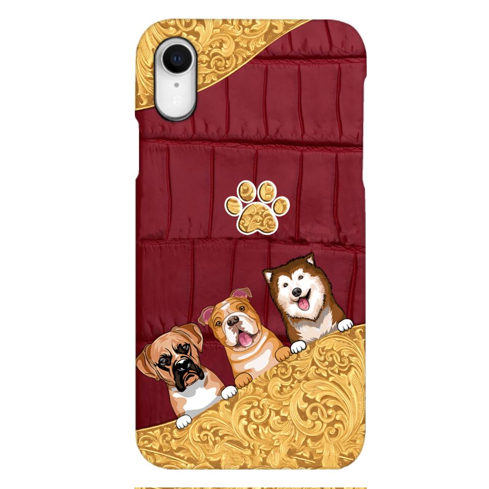 Personalized Dog Lover Phonecase Printed 22APR-HC07