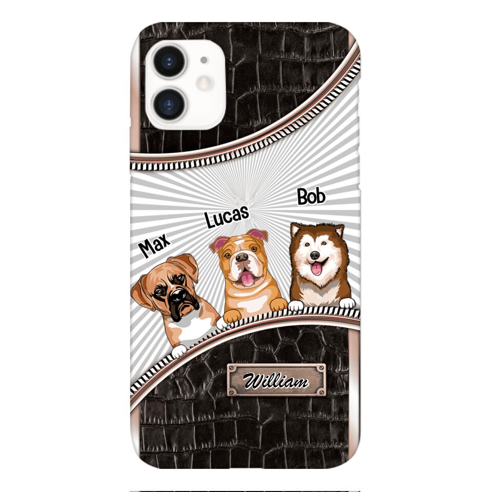 Personalized Dog Lover Phone Case Printed 22APR-HQ07