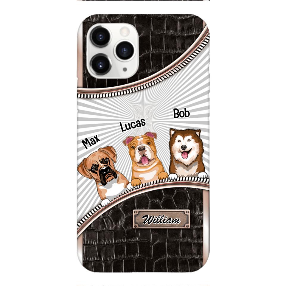 Personalized Dog Lover Phone Case Printed 22APR-HQ07