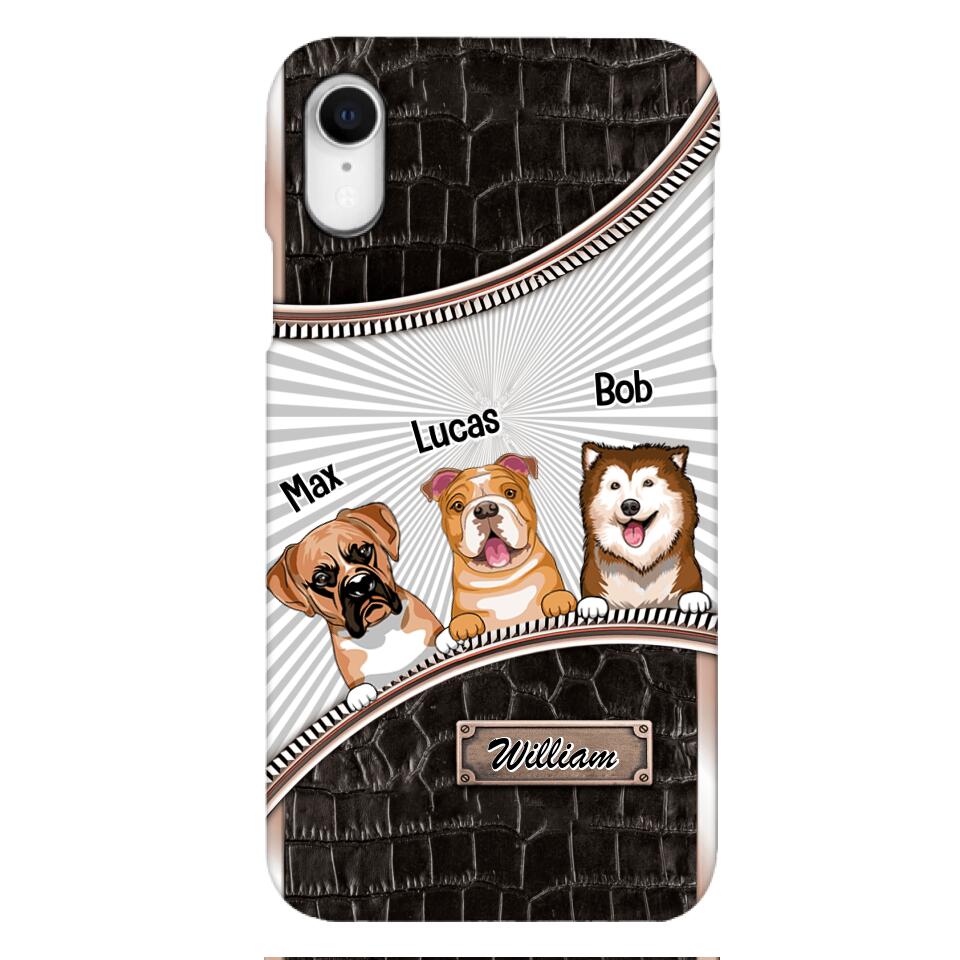 Personalized Dog Lover Phone Case Printed 22APR-HQ07
