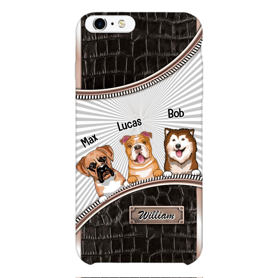 Personalized Dog Lover Phone Case Printed 22APR-HQ07