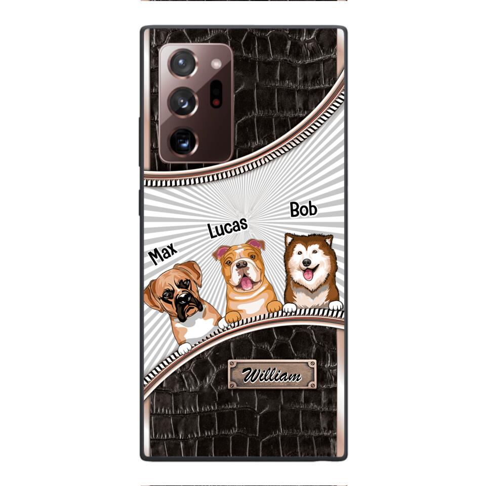 Personalized Dog Lover Phone Case Printed 22APR-HQ07