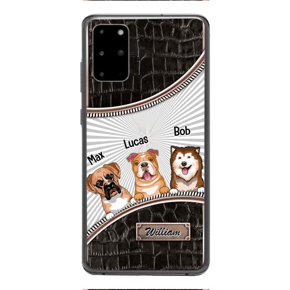 Personalized Dog Lover Phone Case Printed 22APR-HQ07
