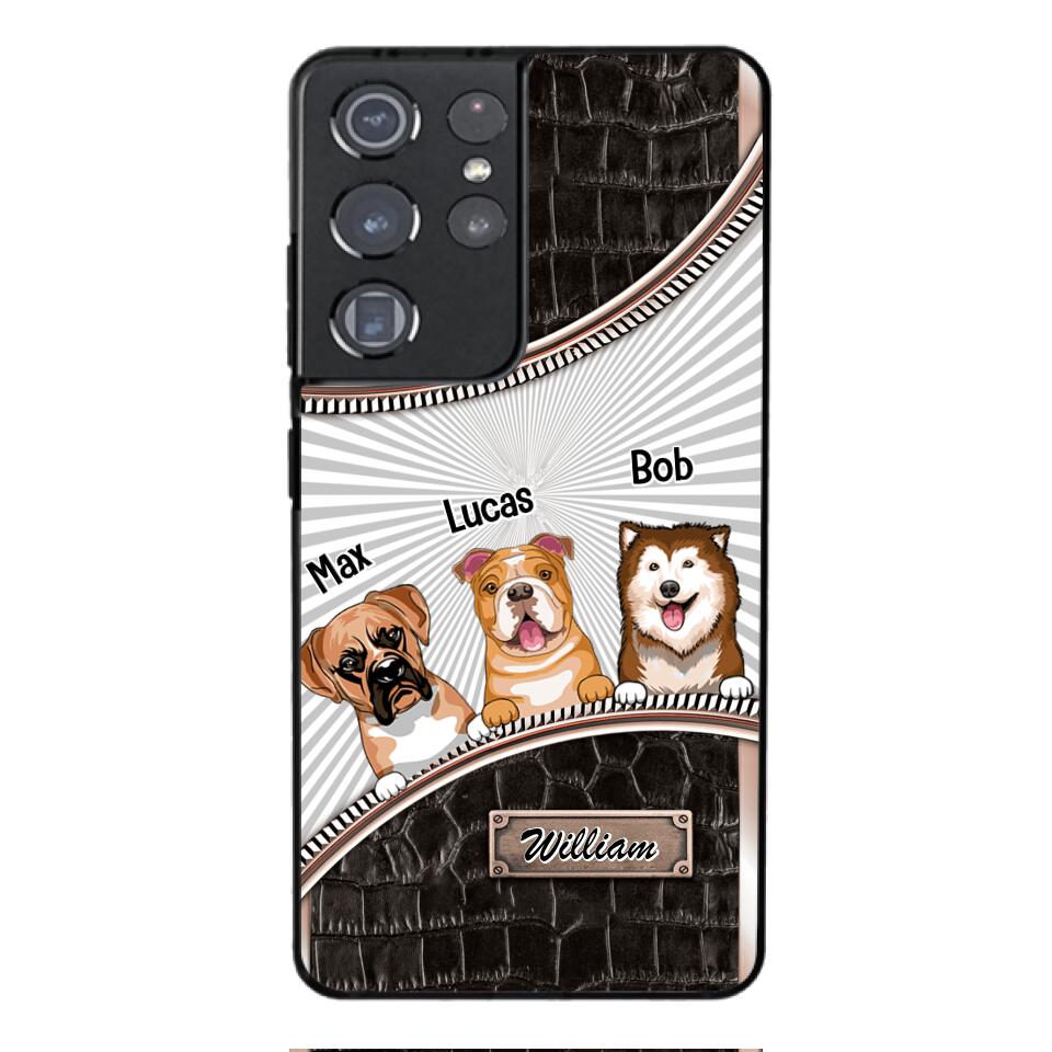 Personalized Dog Lover Phone Case Printed 22APR-HQ07