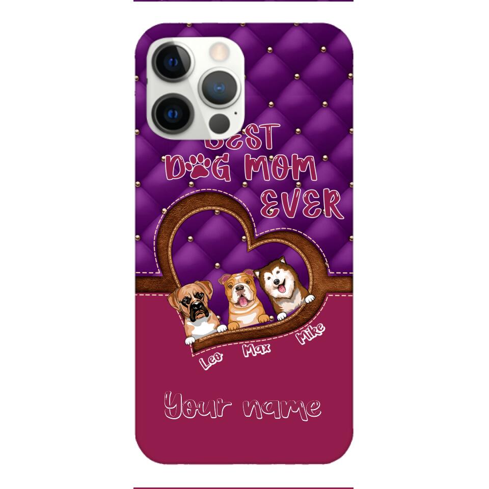 Personalized Best Dog Ever Phone Case Printed 3C 0804