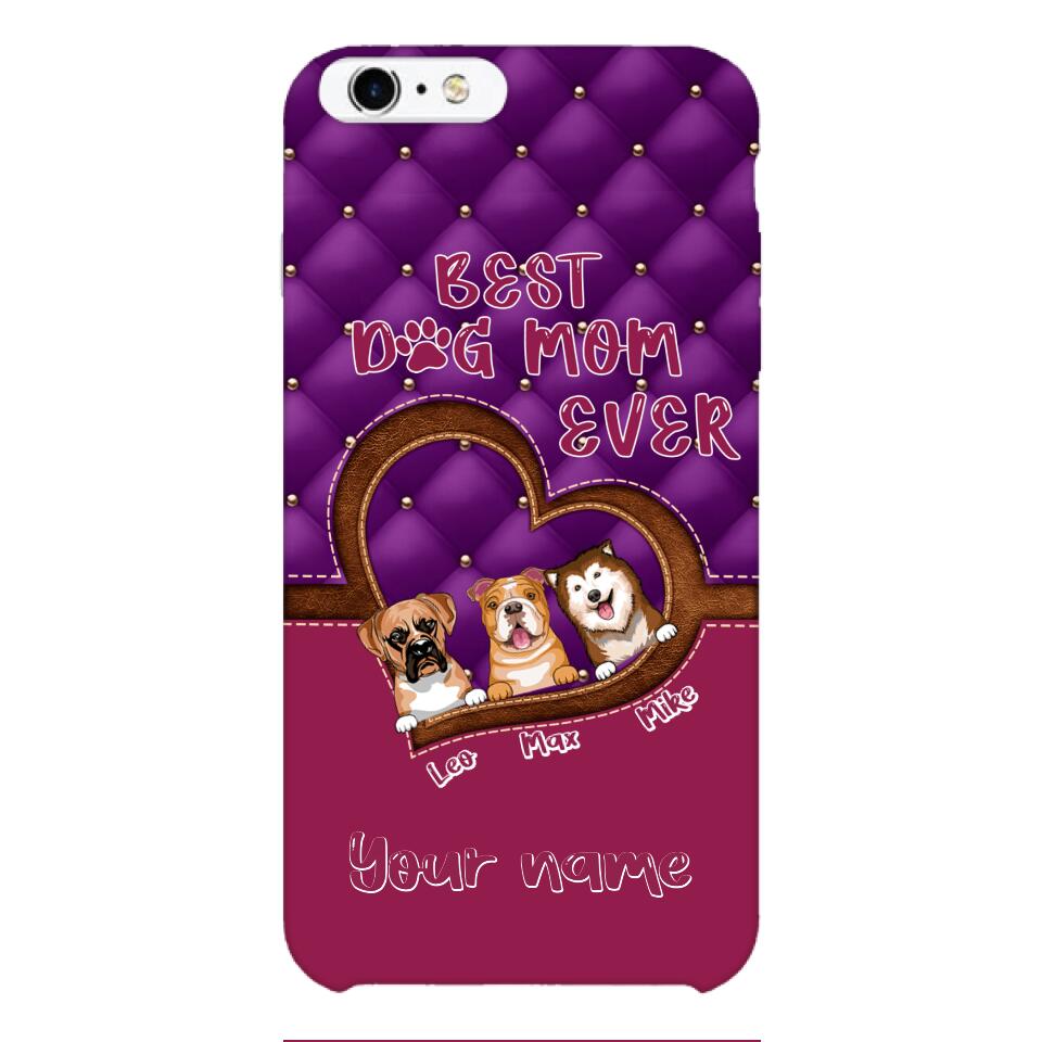 Personalized Best Dog Ever Phone Case Printed 3C 0804
