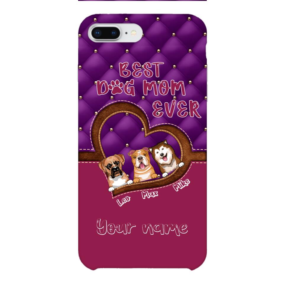 Personalized Best Dog Ever Phone Case Printed 3C 0804