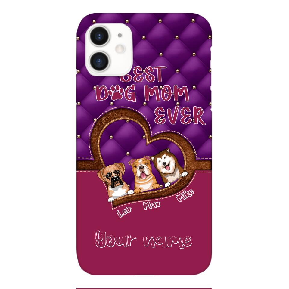 Personalized Best Dog Ever Phone Case Printed 3C 0804