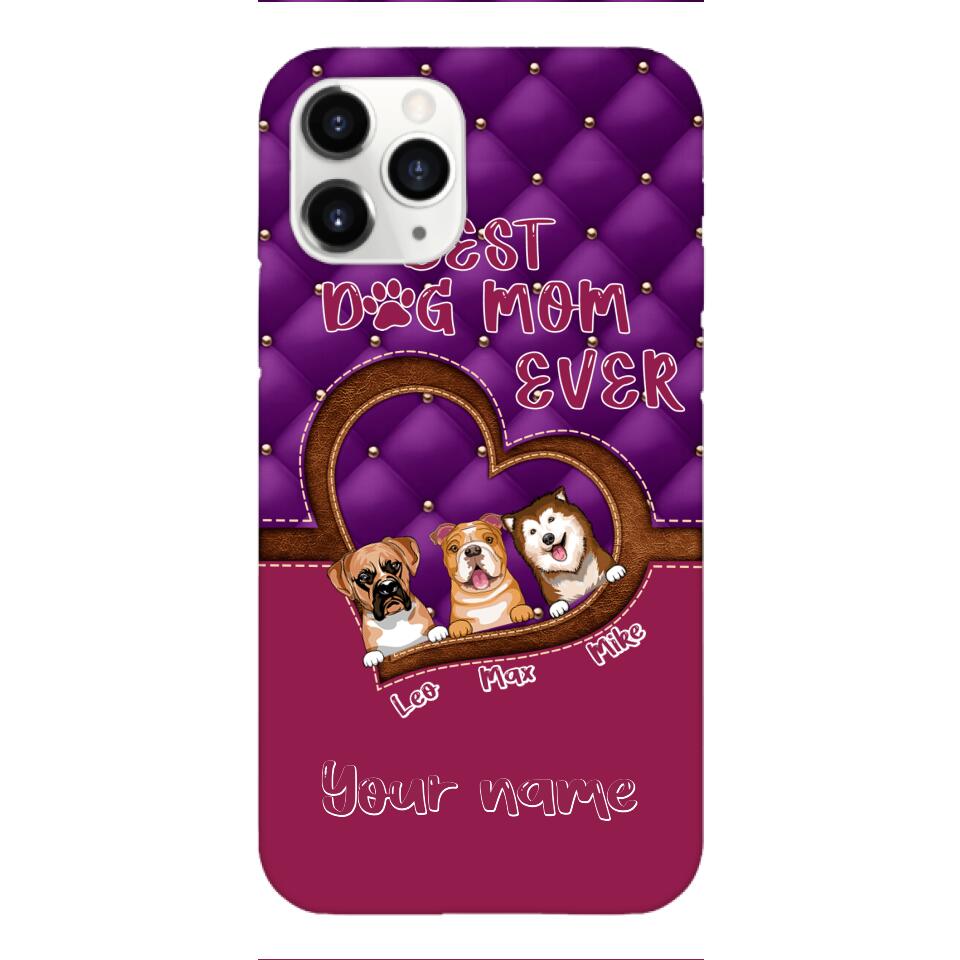 Personalized Best Dog Ever Phone Case Printed 3C 0804