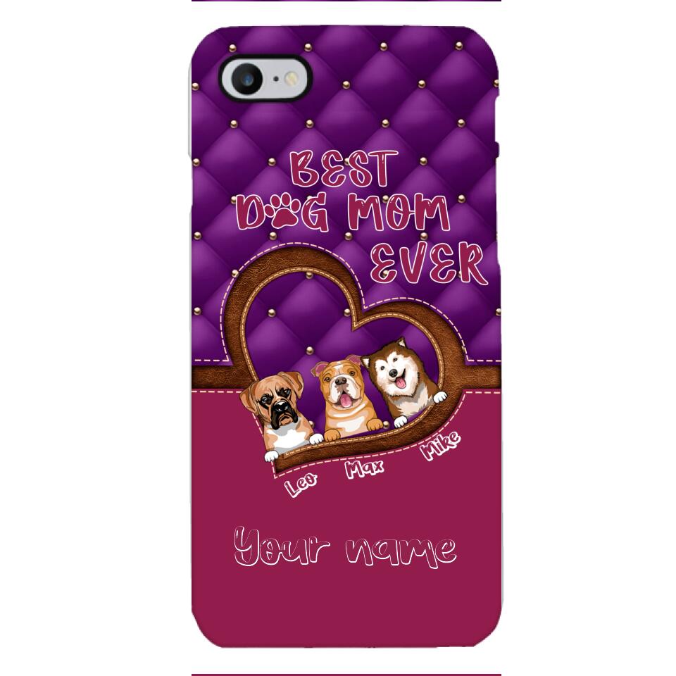 Personalized Best Dog Ever Phone Case Printed 3C 0804