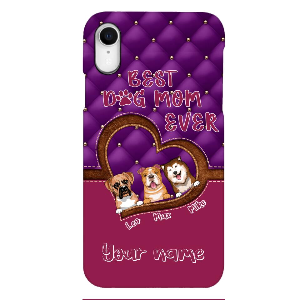 Personalized Best Dog Ever Phone Case Printed 3C 0804