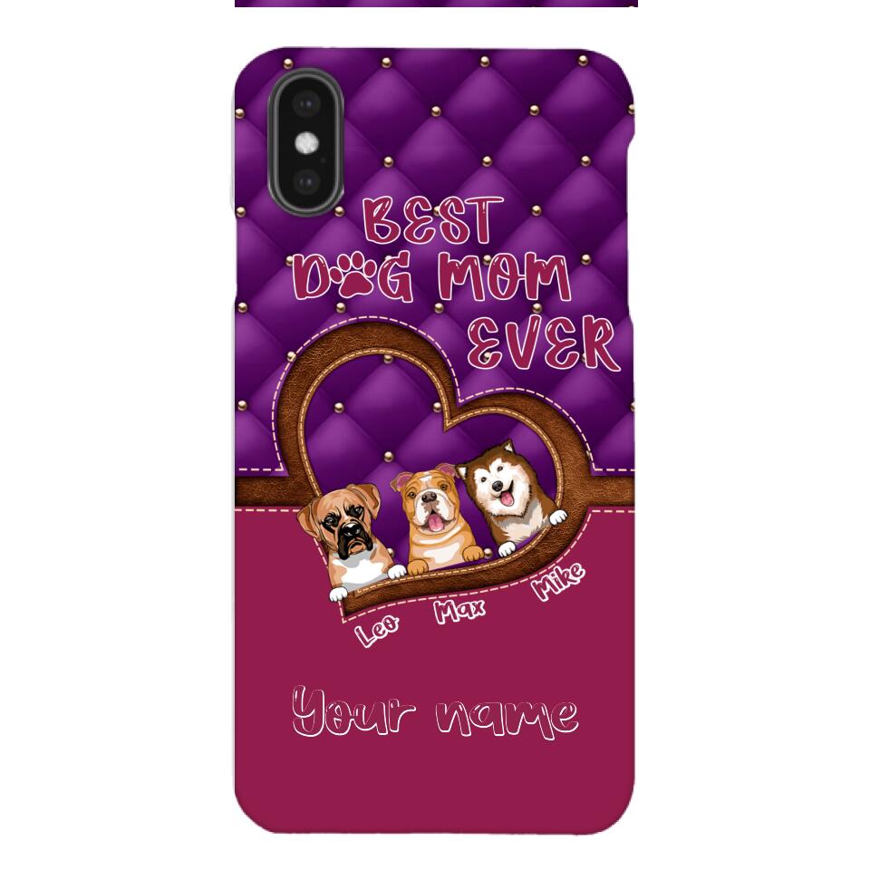 Personalized Best Dog Ever Phone Case Printed 3C 0804