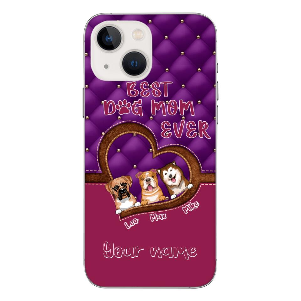 Personalized Best Dog Ever Phone Case Printed 3C 0804