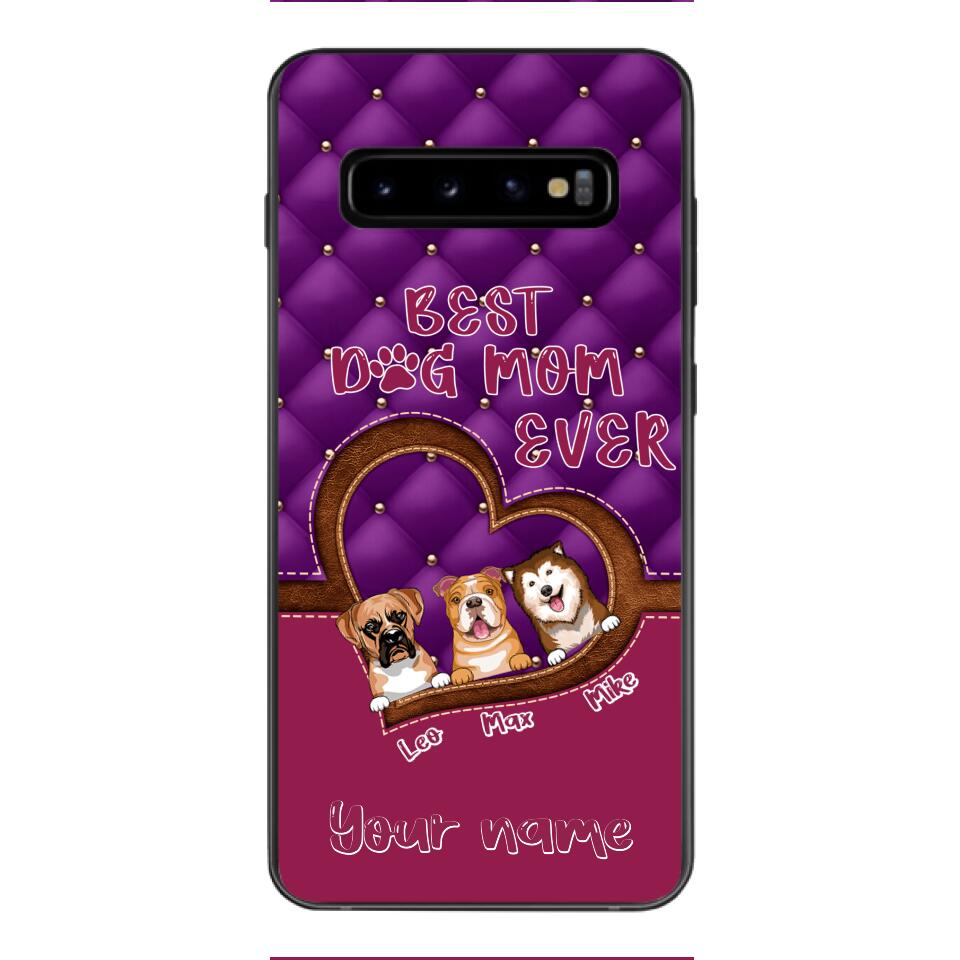Personalized Best Dog Ever Phone Case Printed 3C 0804