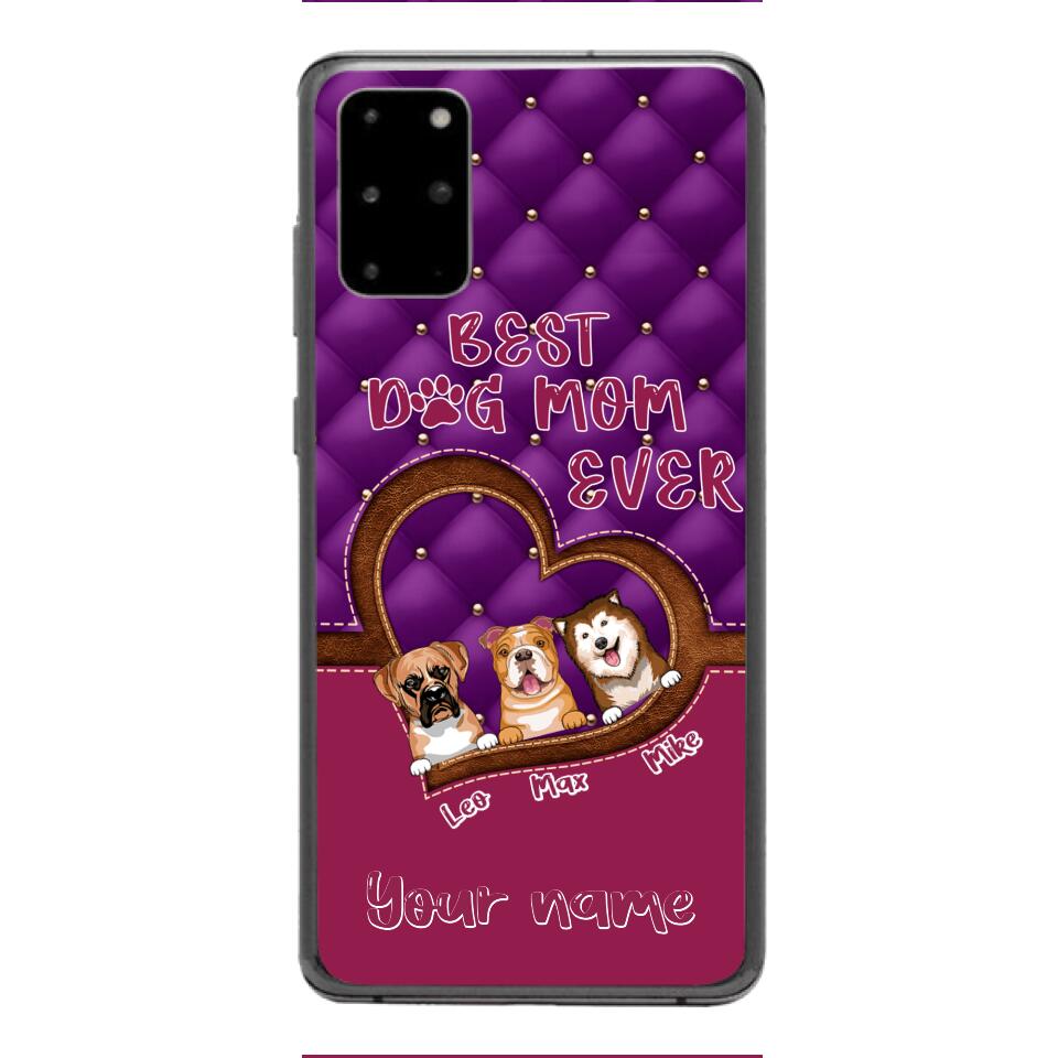 Personalized Best Dog Ever Phone Case Printed 3C 0804