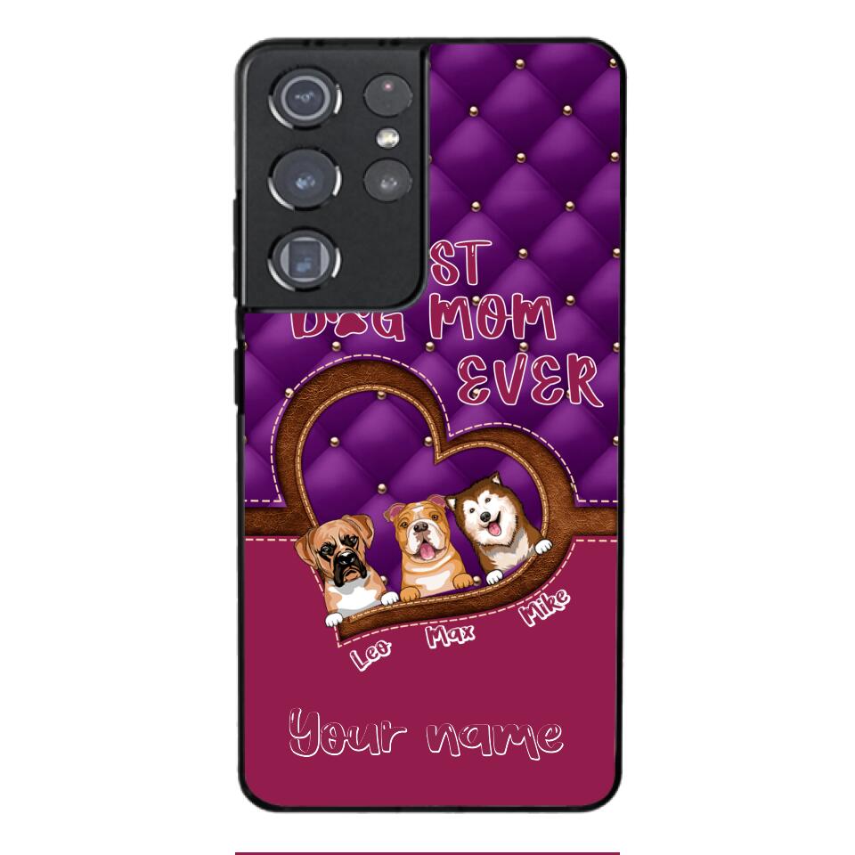 Personalized Best Dog Ever Phone Case Printed 3C 0804