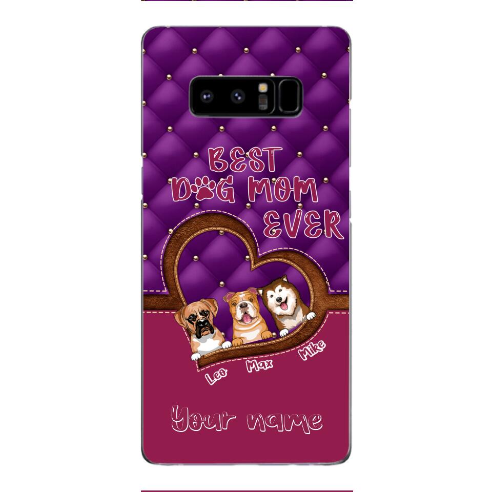 Personalized Best Dog Ever Phone Case Printed 3C 0804
