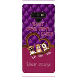 Personalized Best Dog Ever Phone Case Printed 3C 0804