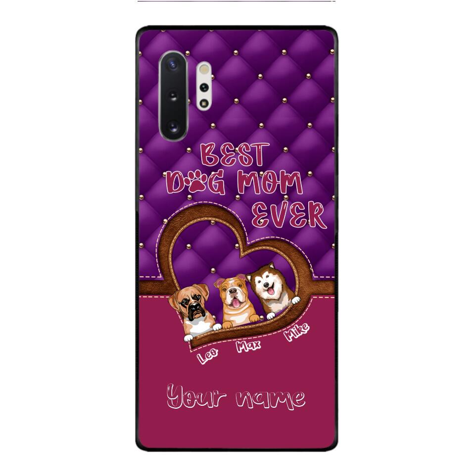 Personalized Best Dog Ever Phone Case Printed 3C 0804