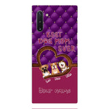 Personalized Best Dog Ever Phone Case Printed 3C 0804