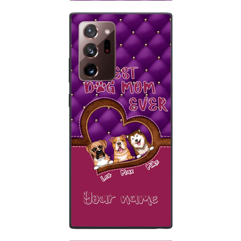 Personalized Best Dog Ever Phone Case Printed 3C 0804