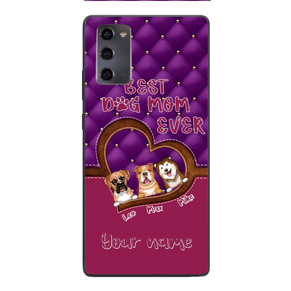 Personalized Best Dog Ever Phone Case Printed 3C 0804