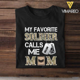 Personalized My Favorite British Soldier Calls Me Mom Tshirt Printed 22APR-MQ08
