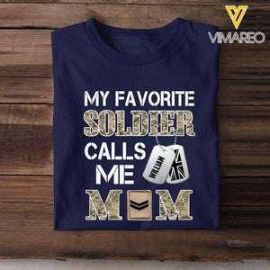 Personalized My Favorite British Soldier Calls Me Mom Tshirt Printed 22APR-MQ08