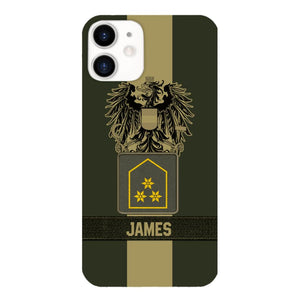 DH Personalized Austrian Soldier Phone Case Printed DT084