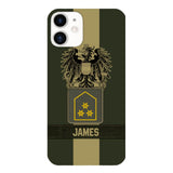 DH Personalized Austrian Soldier Phone Case Printed DT084
