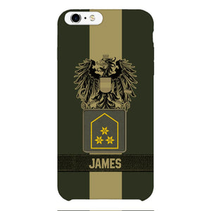DH Personalized Austrian Soldier Phone Case Printed DT084