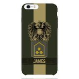 DH Personalized Austrian Soldier Phone Case Printed DT084