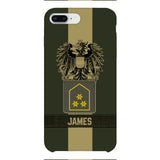 DH Personalized Austrian Soldier Phone Case Printed DT084