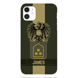 DH Personalized Austrian Soldier Phone Case Printed DT084