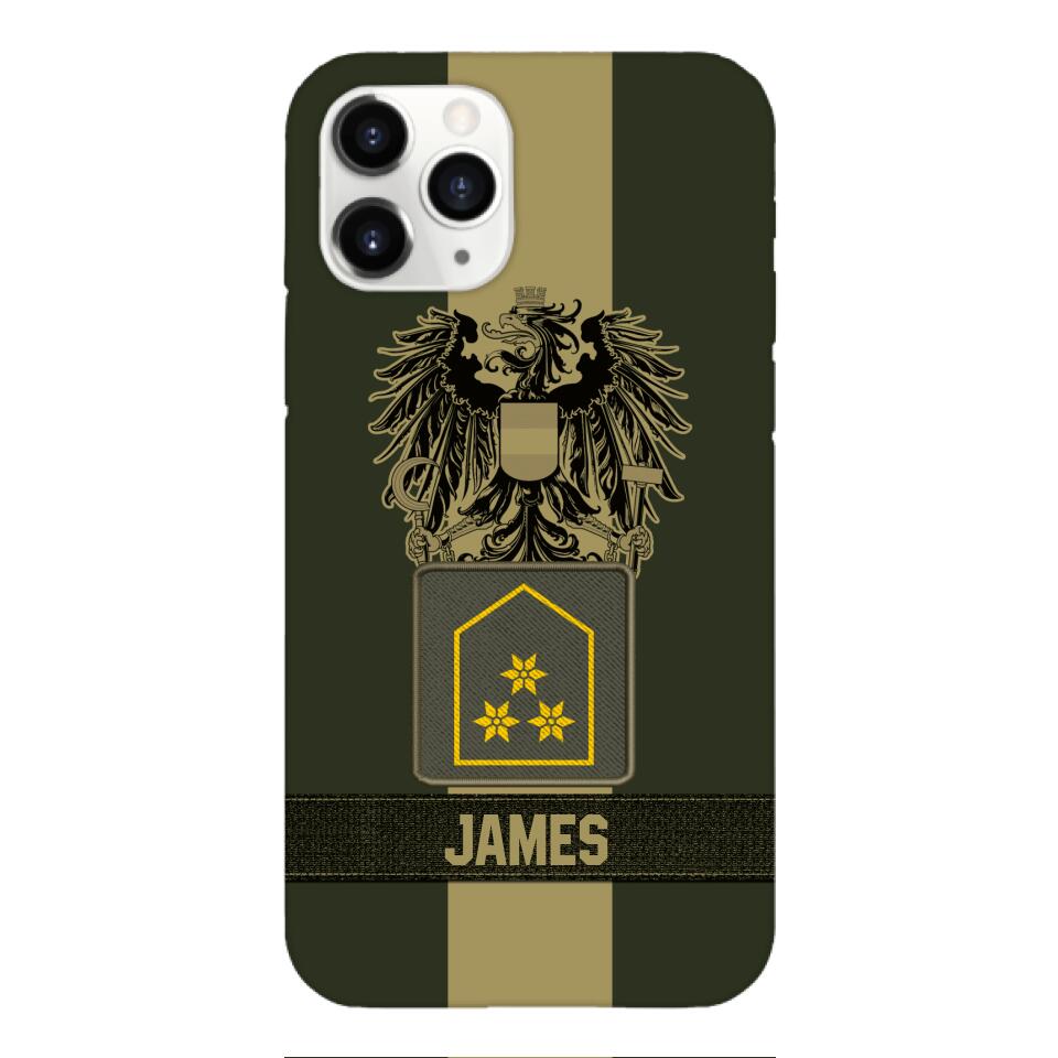 DH Personalized Austrian Soldier Phone Case Printed DT084