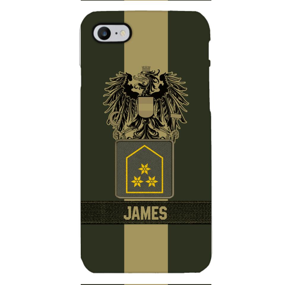 DH Personalized Austrian Soldier Phone Case Printed DT084