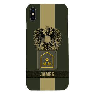 DH Personalized Austrian Soldier Phone Case Printed DT084
