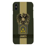 DH Personalized Austrian Soldier Phone Case Printed DT084
