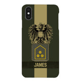 DH Personalized Austrian Soldier Phone Case Printed DT084