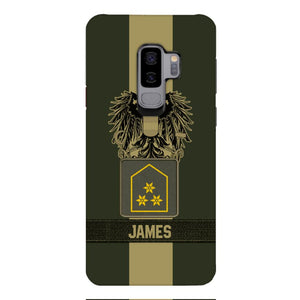 DH Personalized Austrian Soldier Phone Case Printed DT084