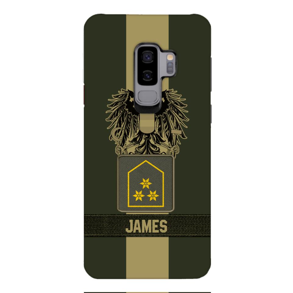 DH Personalized Austrian Soldier Phone Case Printed DT084