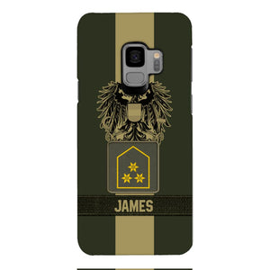 DH Personalized Austrian Soldier Phone Case Printed DT084