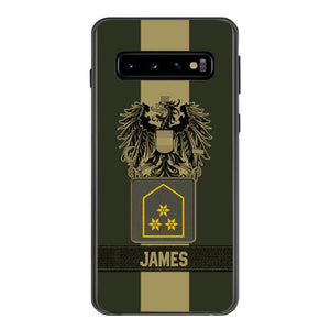 DH Personalized Austrian Soldier Phone Case Printed DT084