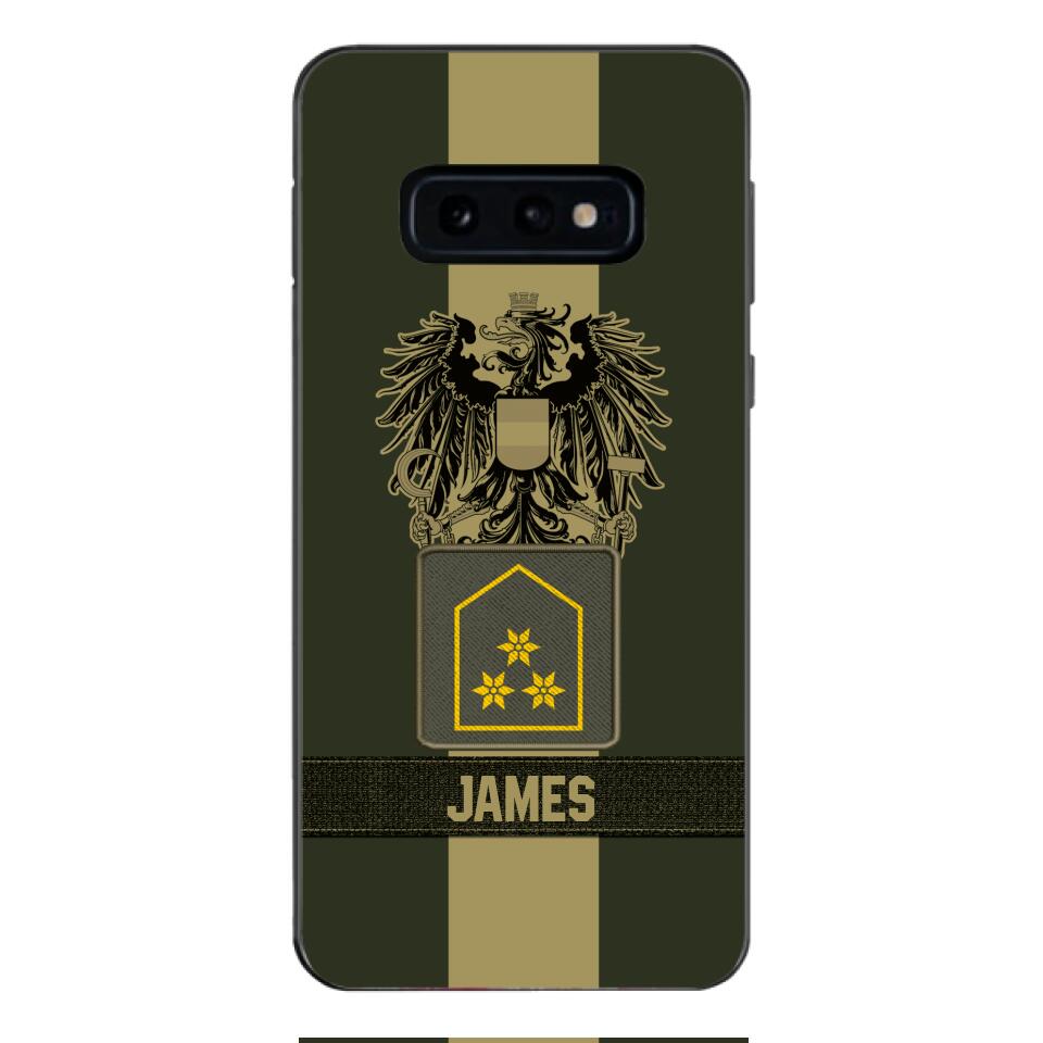 DH Personalized Austrian Soldier Phone Case Printed DT084