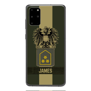 DH Personalized Austrian Soldier Phone Case Printed DT084