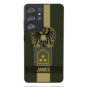 DH Personalized Austrian Soldier Phone Case Printed DT084