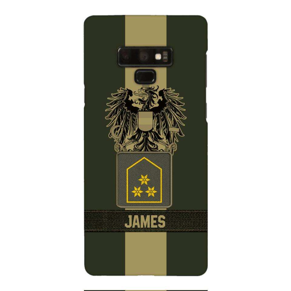 DH Personalized Austrian Soldier Phone Case Printed DT084