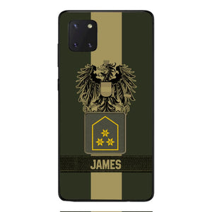 DH Personalized Austrian Soldier Phone Case Printed DT084