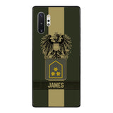 DH Personalized Austrian Soldier Phone Case Printed DT084